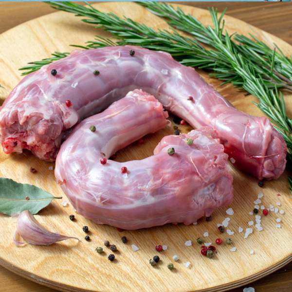Turkey neck without skin